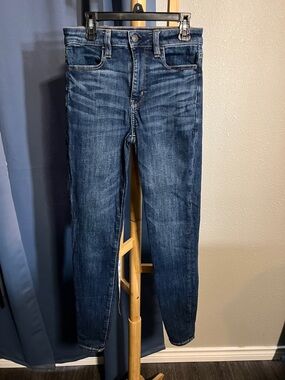 American Eagle Dark Wash Skinny Jeans Size 2 Regular